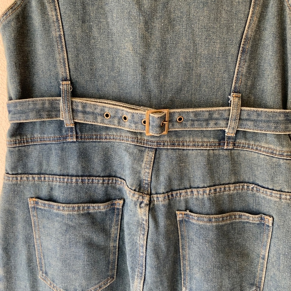 Cider Denim Blue Jumpsuit - Picture 5 of 14